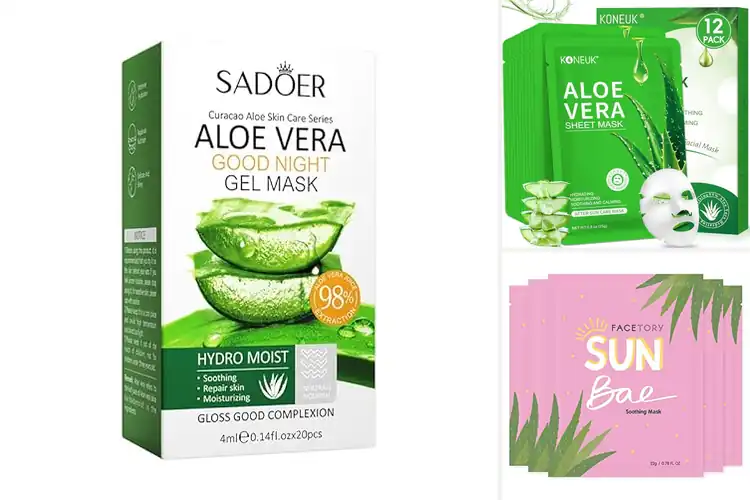 Detailed view of Best After-Sun Recovery Masks