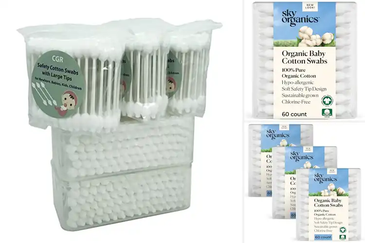 Detailed view of Best Baby Safe Swabs For Delicate Skin