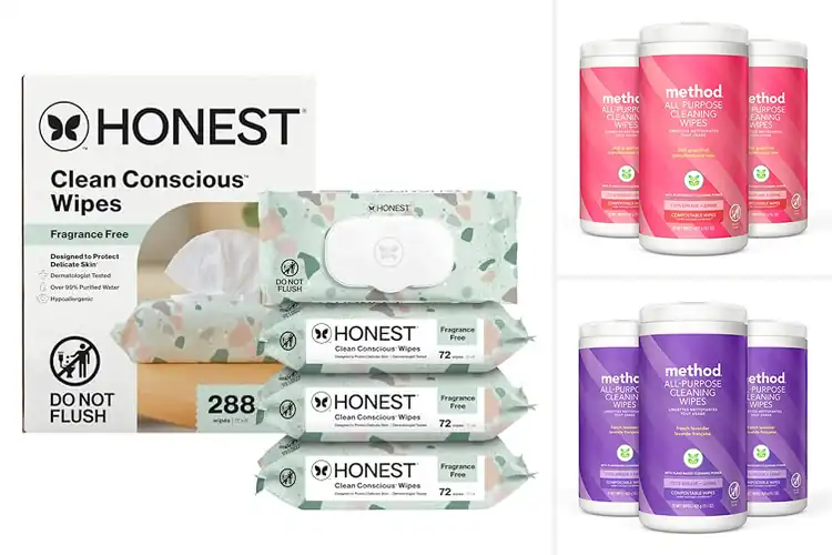 Detailed view of Best Compostable Wipes