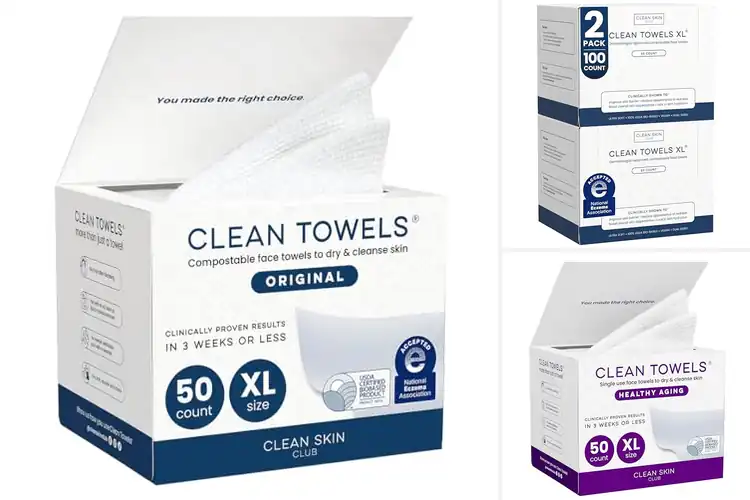 Detailed view of Best Disposable Face Towels For Clearer Skin