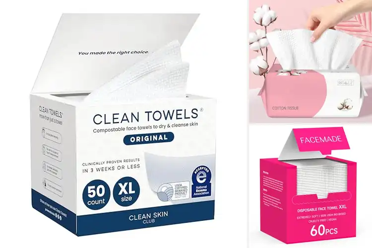 Detailed view of Best Disposable Face Towels