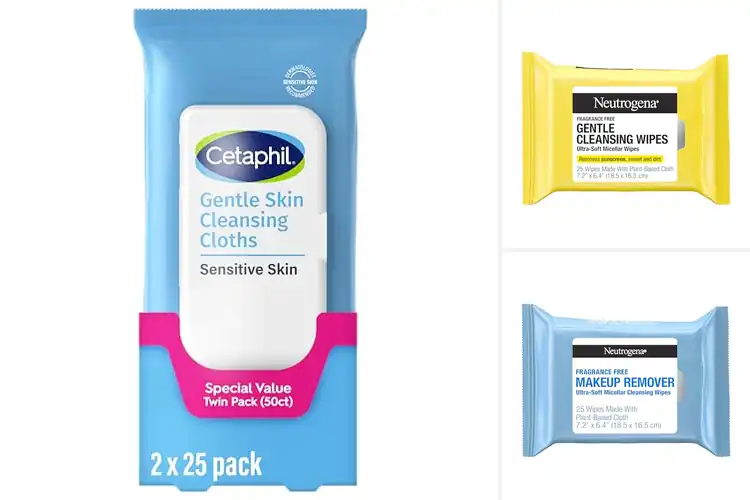 Detailed view of Best Gentle Facial Cleansing Wipes