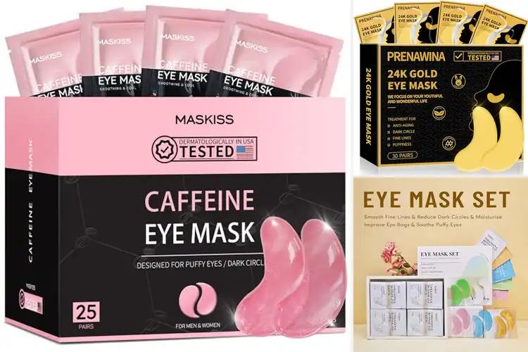 Detailed view of Best Gift For Her Under Eye Mask: Get Radiant Skin
