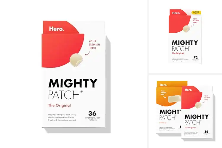 Detailed view of Best Mighty Patch Original Patches: Clear Pimples Overnight
