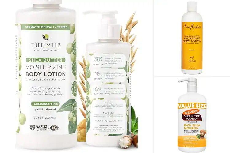 Detailed view of Best Natural Shea Butter Based Lotions