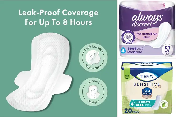 Detailed view of Best Sensitive Skin Pads: Gentle, Hypoallergenic Comfort