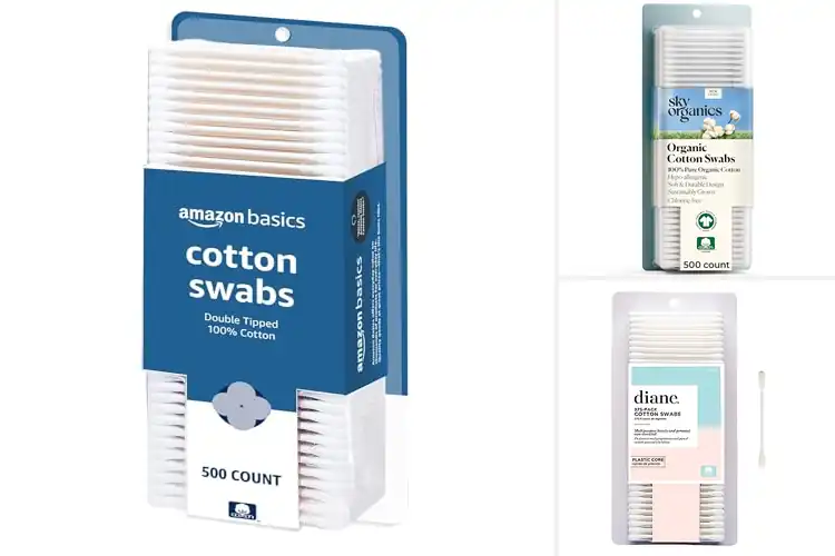 Detailed view of Best Soft Cotton Swabs for Gentle Skin Care & Baby Safety