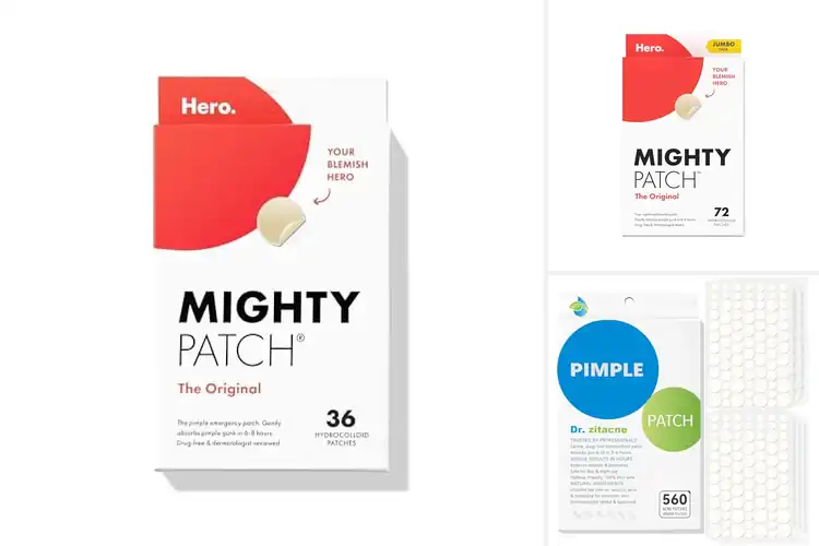 Detailed view of Best Whitehead Shrinking Patches: Clear Skin Fast & Easy